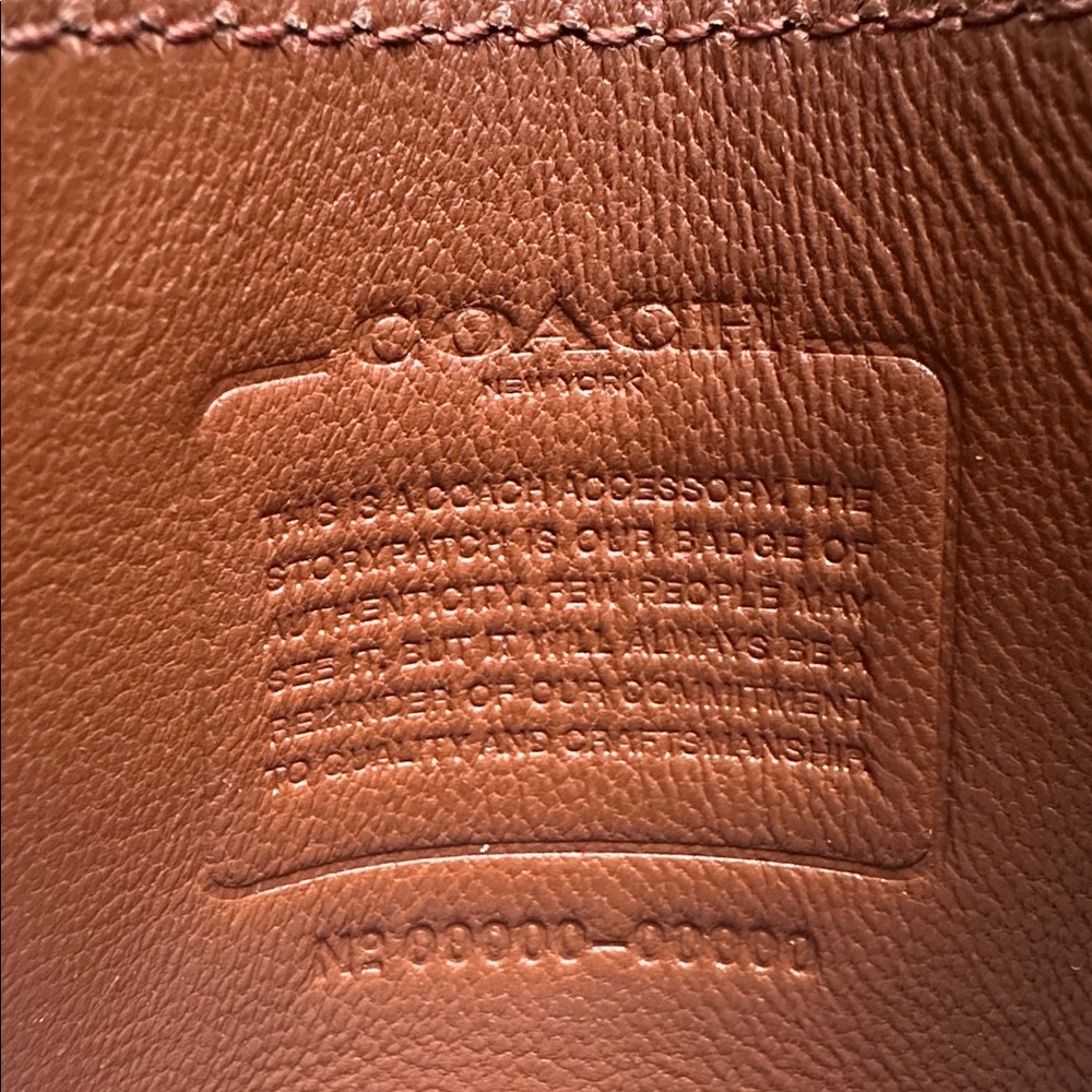 Coach X Mint & Serf Collection Card Holder Rare - Picture 3 of 10